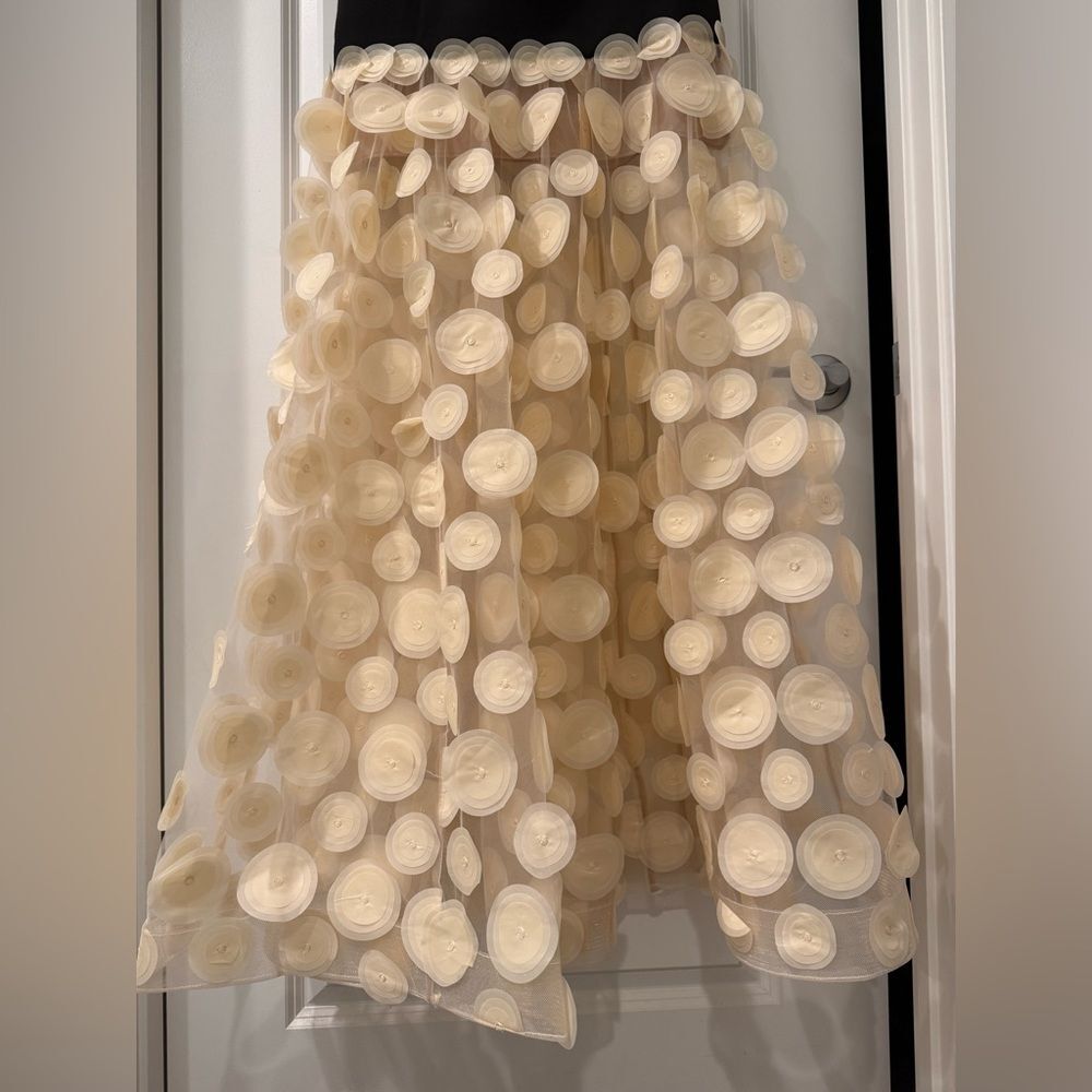 NWOT BRONX AND BANCO Harper Strapless Black and Beige Gown, wedding guest dress - Picture 7 of 15